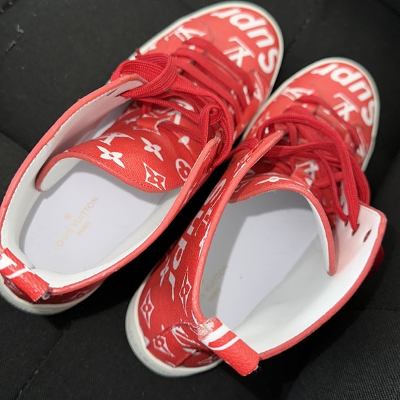 High Top Louis Vuitton Supreme Sneakers Size 41 - Picture 6 of 8